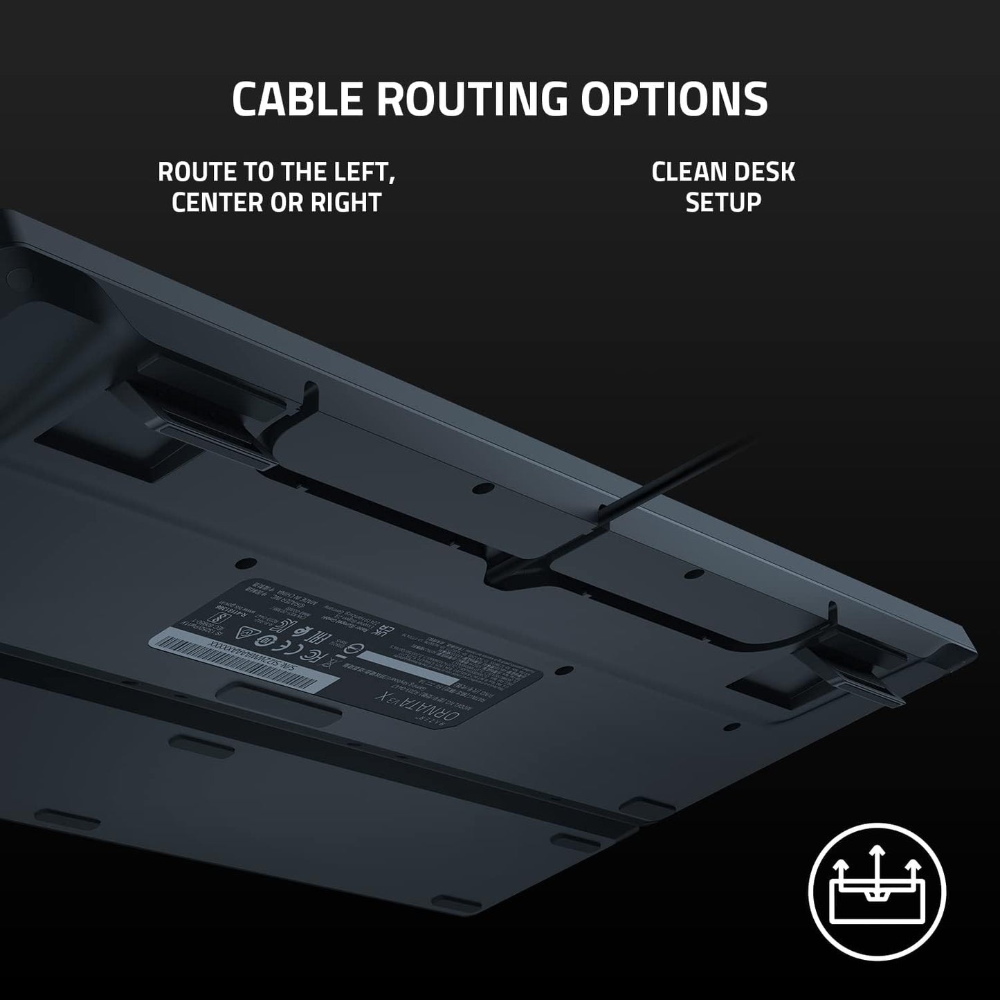 Razer Ornata V3 X Gaming Keyboard: Low-Profile Keys - Silent Membrane Switches - Spill Resistant - Chroma RGB Lighting - Ergonomic Wrist Rest - Classic Black (Renewed)
