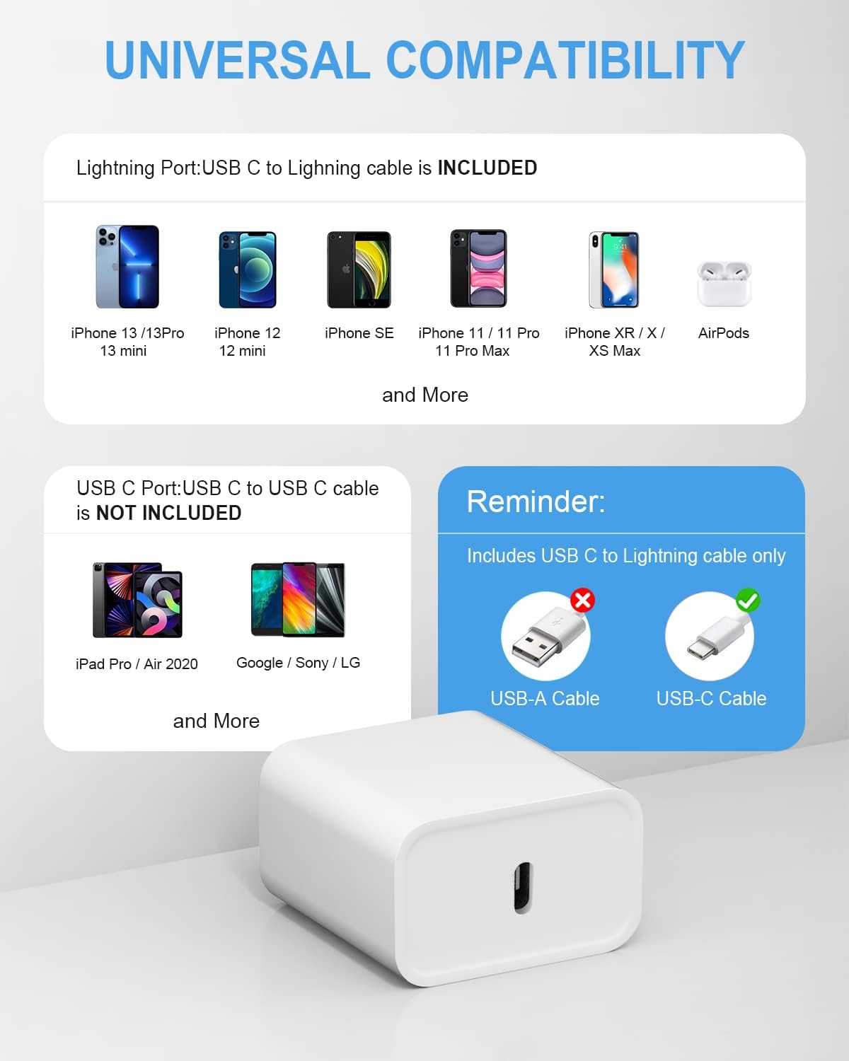 Extra Long 10FT iPhone 14 13 12 Charger Fast Charging 2-Pack | 20W Super Fast Charger with Long Fast Charging Cable for iPhone 14/13/12/11 Pro Max,14 Plus,Mini,Pro/XS/SE/XR/iPad
