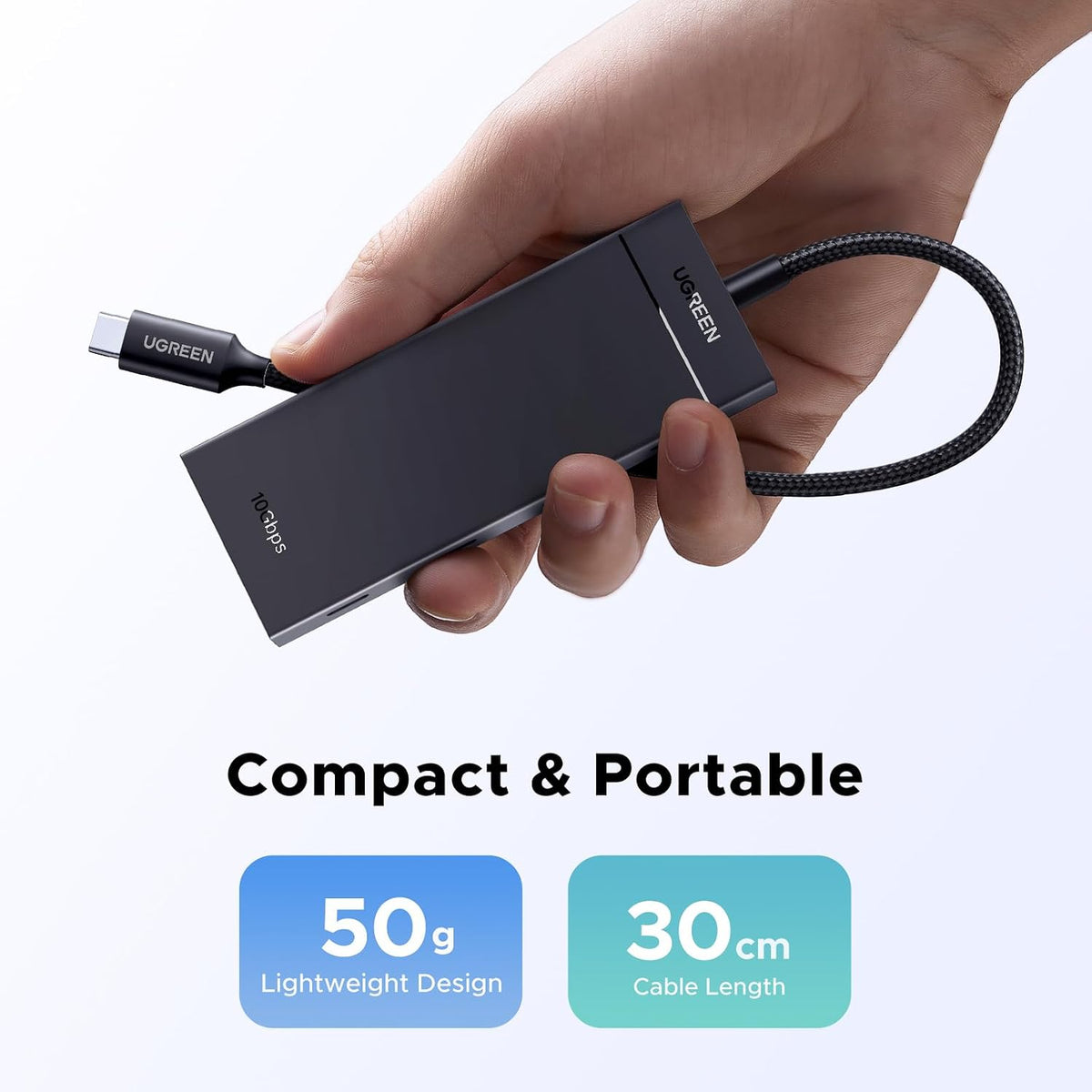 UGREEN USB C Hub 4 Ports, Multiple USB-C 3.2 Hub, 100W PD Port, Aluminum