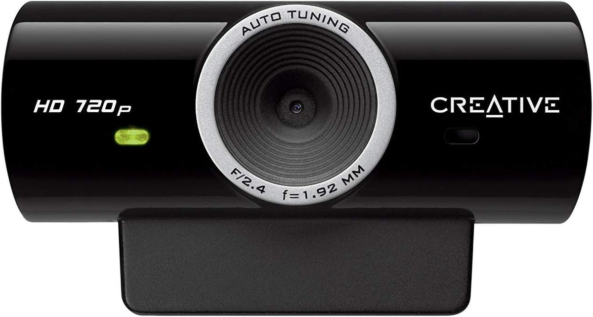 Creative Live! Cam Sync 1080p Full HD Wide-Angle USB Webcam with Dual Built-in Mic, Privacy Lens Cap, Universal Tripod Mount, High-res Video Calling, Recording, and Streaming Camera for PC or Mac