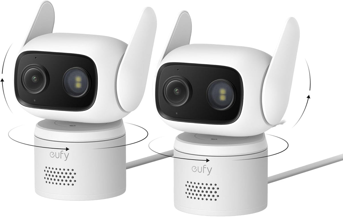 eufy Security Indoor/Outdoor Camera C31(2-Pack), IP66, No Subscription