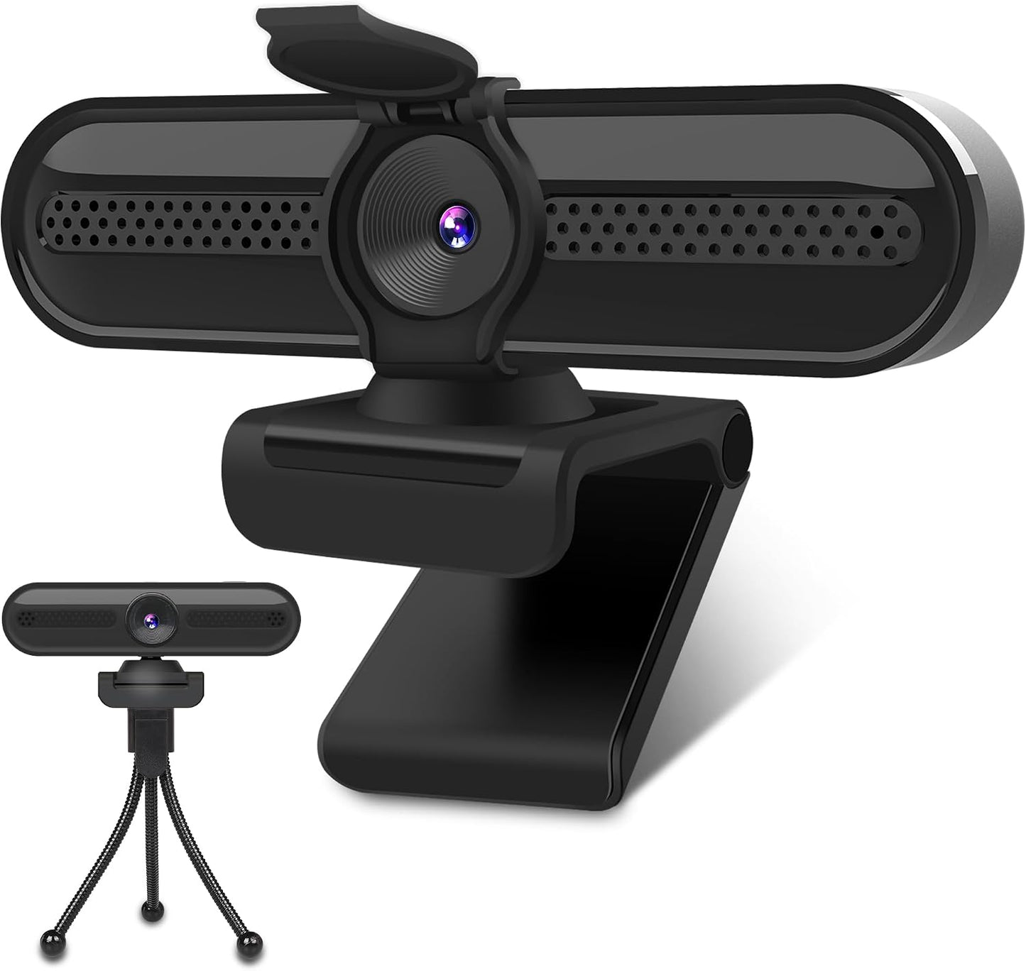 2K Webcam with Microphone, 78°FOV FHD PC Camera with 2K/30fps, Privacy Cover, Plug & Play USB Web Cam, Autofocus, 1080P/60fps External Webcam for PC, Computer Web Camera for Laptop, Mac, Zoom