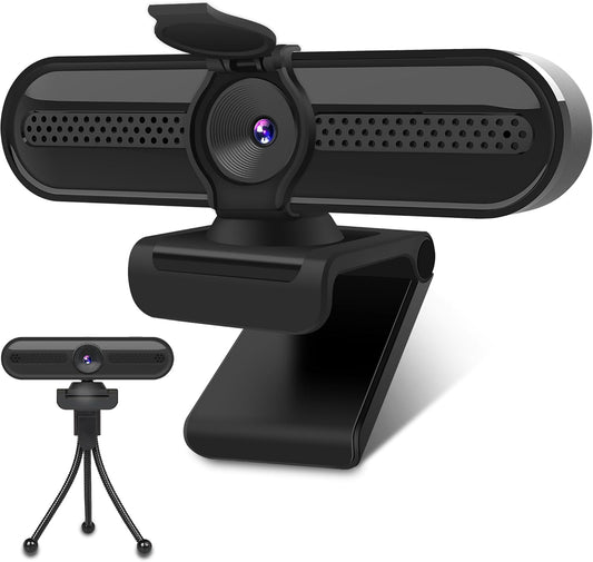 2K Webcam with Microphone, 78°FOV FHD PC Camera with 2K/30fps, Privacy Cover, Plug & Play USB Web Cam, Autofocus, 1080P/60fps External Webcam for PC, Computer Web Camera for Laptop, Mac, Zoom