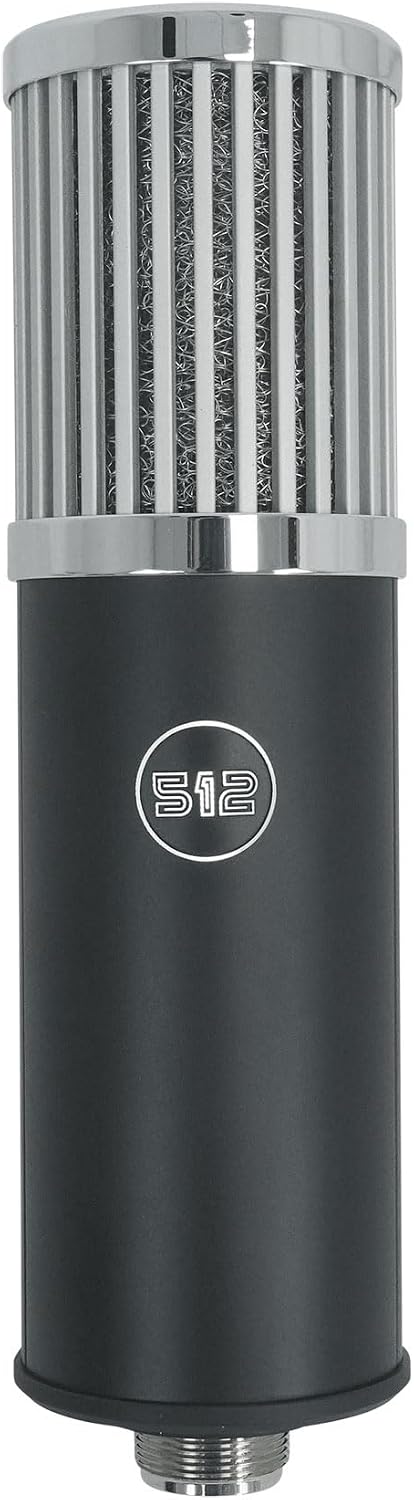 512 Audio by Warm Audio Skylight Large Diaphragm Studio Condenser XLR Microphone + Shock Mount + Bag for Recording and Podcasting