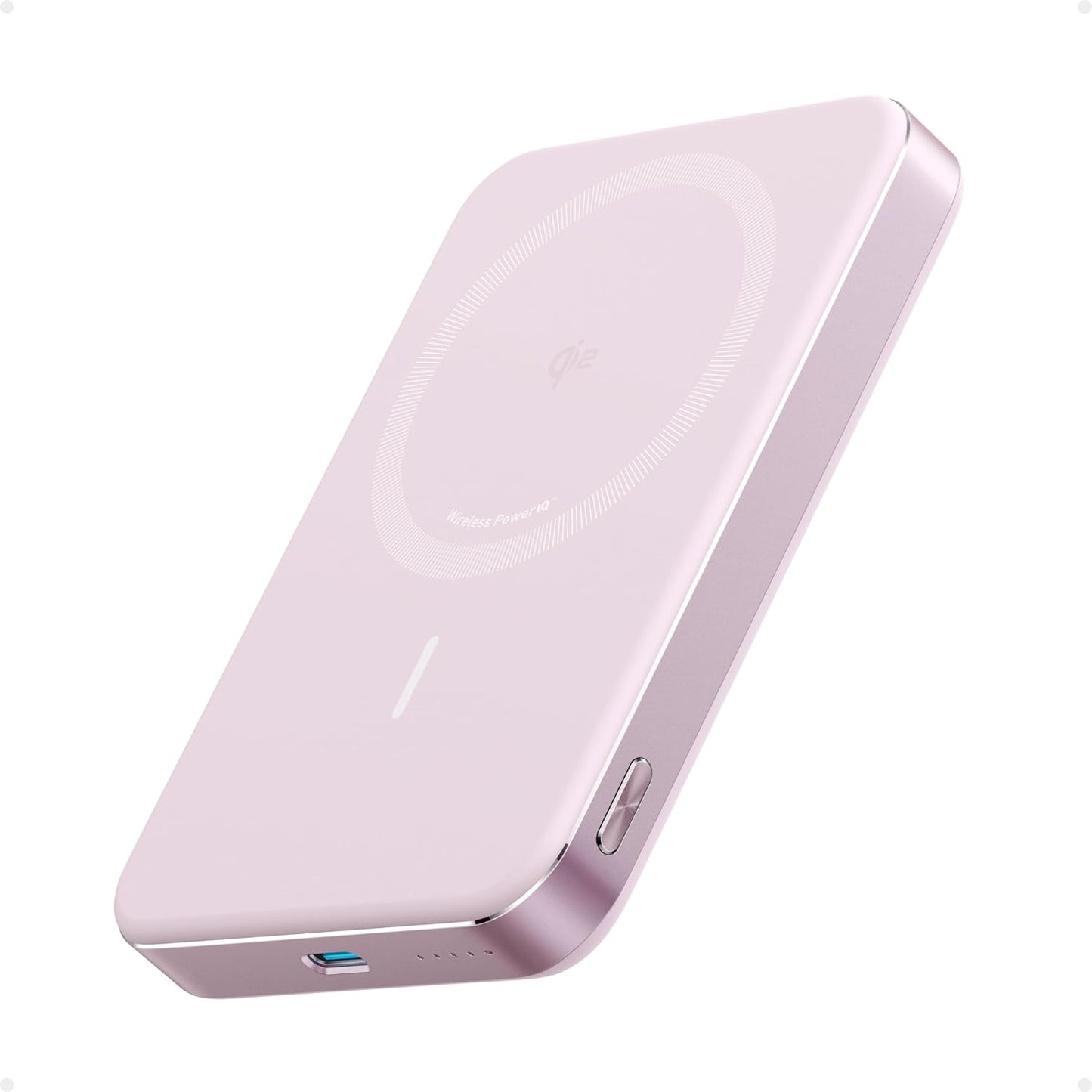 Anker MagGo Power Bank, 10,000mAh Qi2-Certified 15W Portable Charger | Portable, MagSafe compatible, ergonomic design, for iPhone 15/16/17 series, AirPods and more