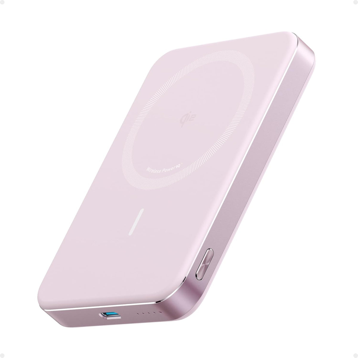 Anker MagGo Power Bank, 10,000mAh Qi2-Certified 15W Portable Charger | Portable, MagSafe compatible, ergonomic design, for iPhone 15/16/17 series, AirPods and more