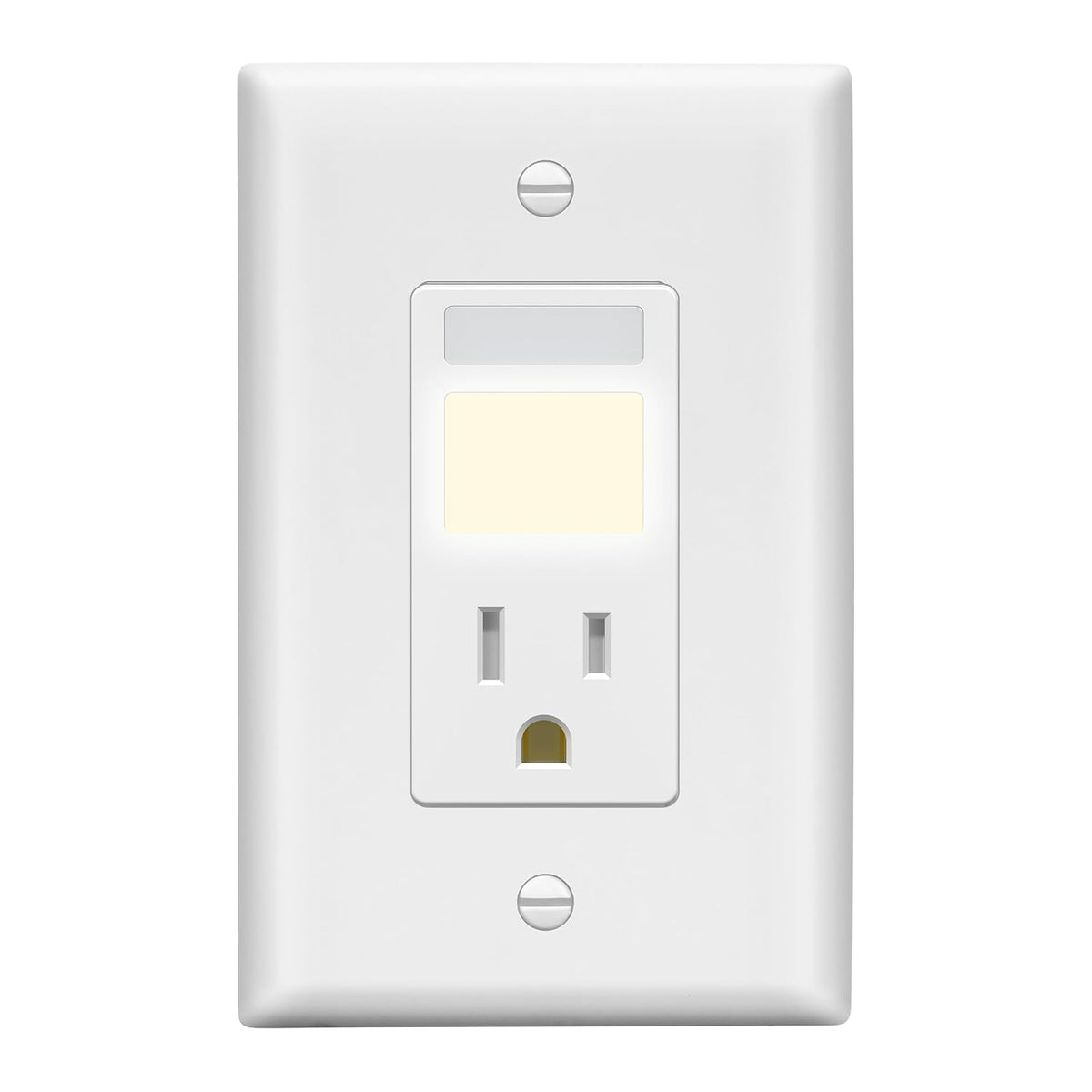 LIDER 15A Outlet, LED, Motion Sensor, PIR Guide Light Receptacle, UL Listed