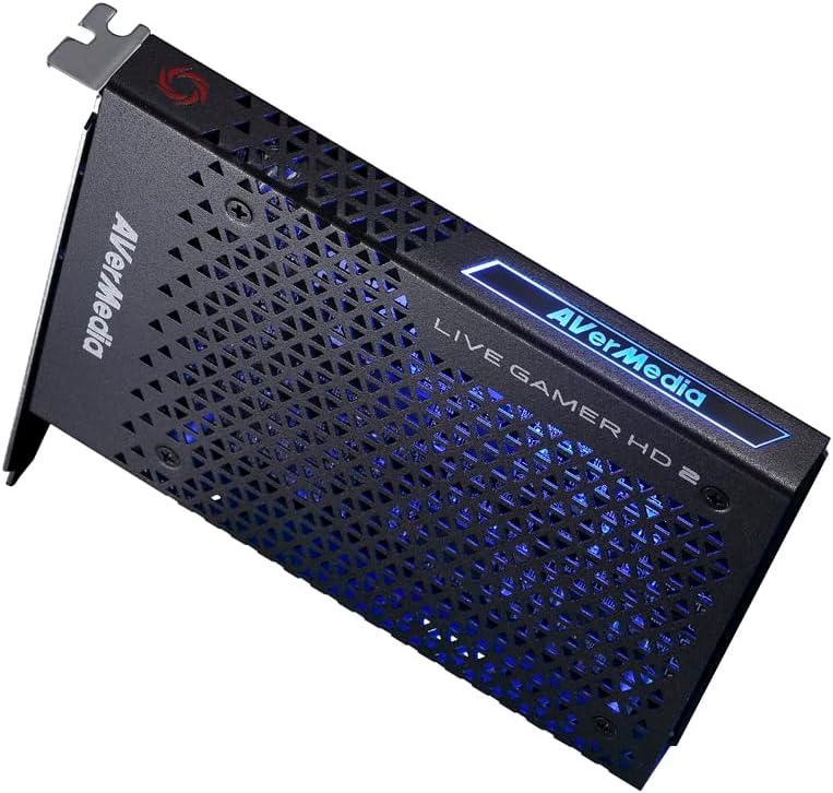 AVerMedia Live Gamer HD 2-PCIe Internal Game Capture Card, Record and Stream in 1080p 60 with Multi-Card Support, Low-Latency Pass-Through on Xbox series x/s, PS5, Nintendo Switch, Windows 10 (GC570)