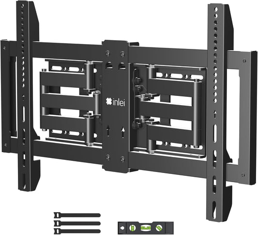 XINLEI 1.3" Ultra Slim Full Motion TV Wall Mount for 37"-90" Flat/Curved TV