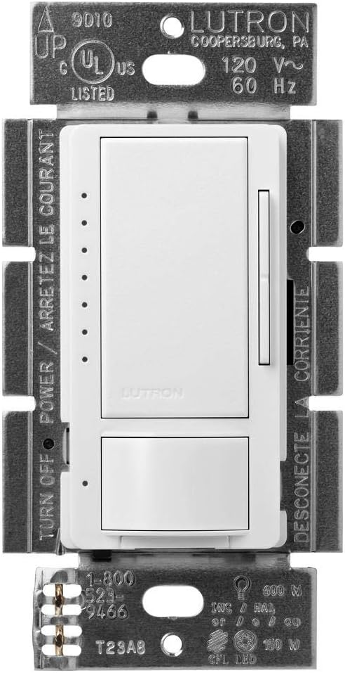 Lutron Motion Sensor and LED Dimmer Switch, Single Pole/3-Way