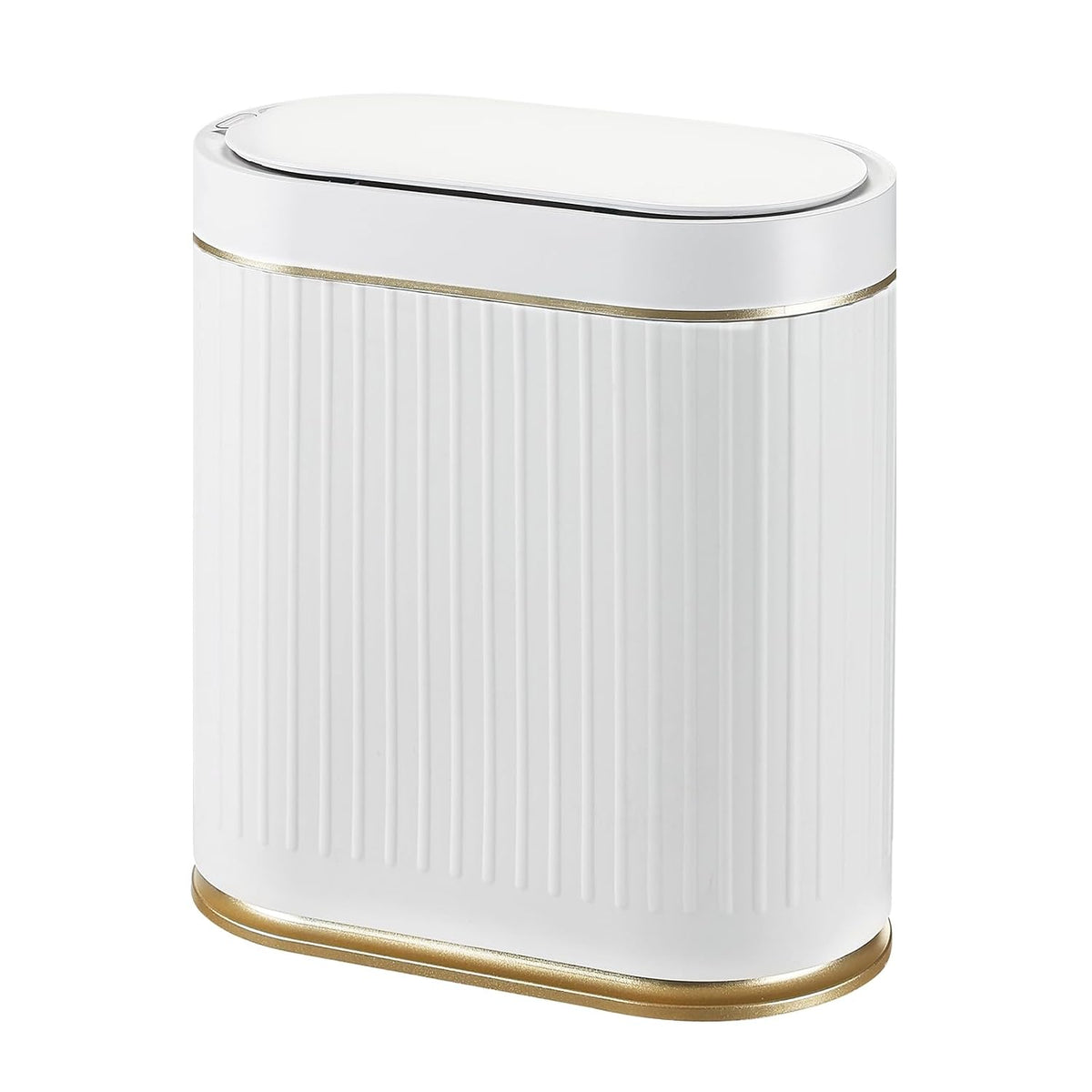 SYNCVIBE Bathroom Trash Can with Lid, 2 Gallon, Motion Sensor