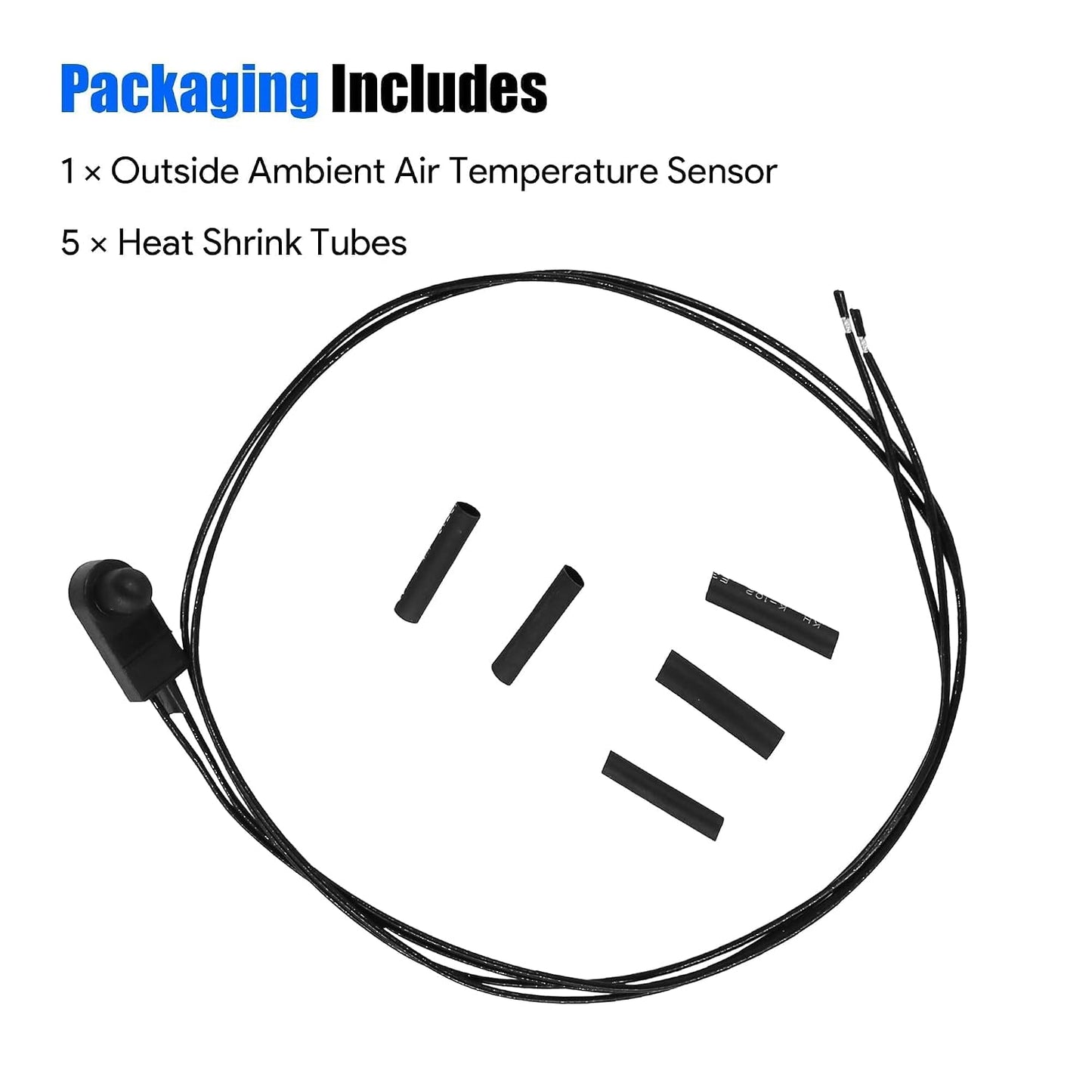 Outside Ambient Air Temperature Sensor 71753245 Fit for Fiat/Jeep | 735655747 735603615 Exterior Underneath Door Mirror Fit for Fiat 500 500X 500L for Jeep Renegade Punto Alfa Romeo