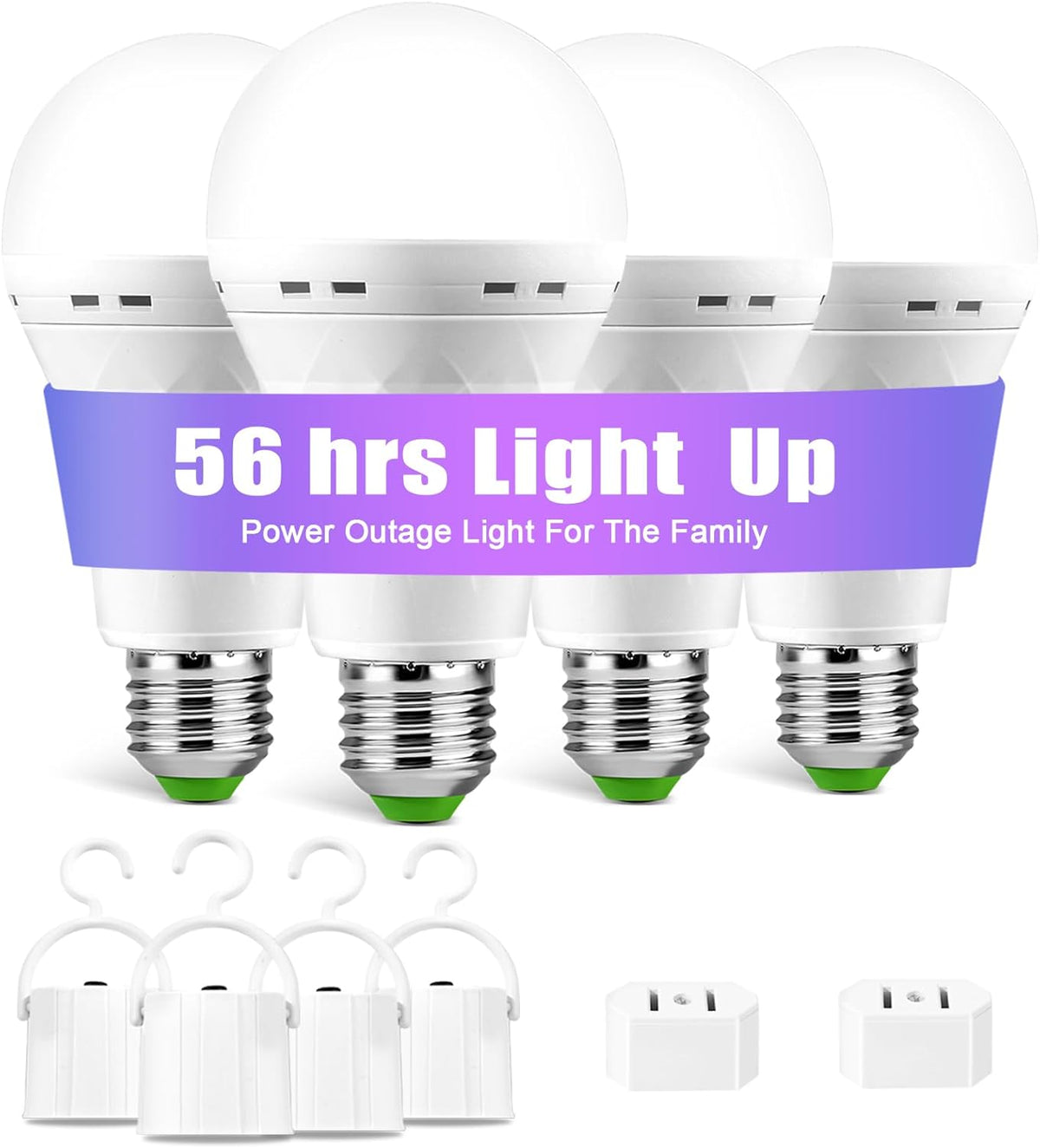 Emergency Rechargeable Light Bulb, Battery Operated Light Bulb
