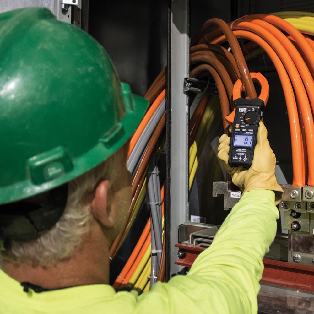 Klein Tools CL900 Digital Clamp Meter, Auto Ranging TRMS, AC/DC Voltage/Current, 2000A, LoZ , Continuity, Frequency, NCVT, Temp, More, 1000V