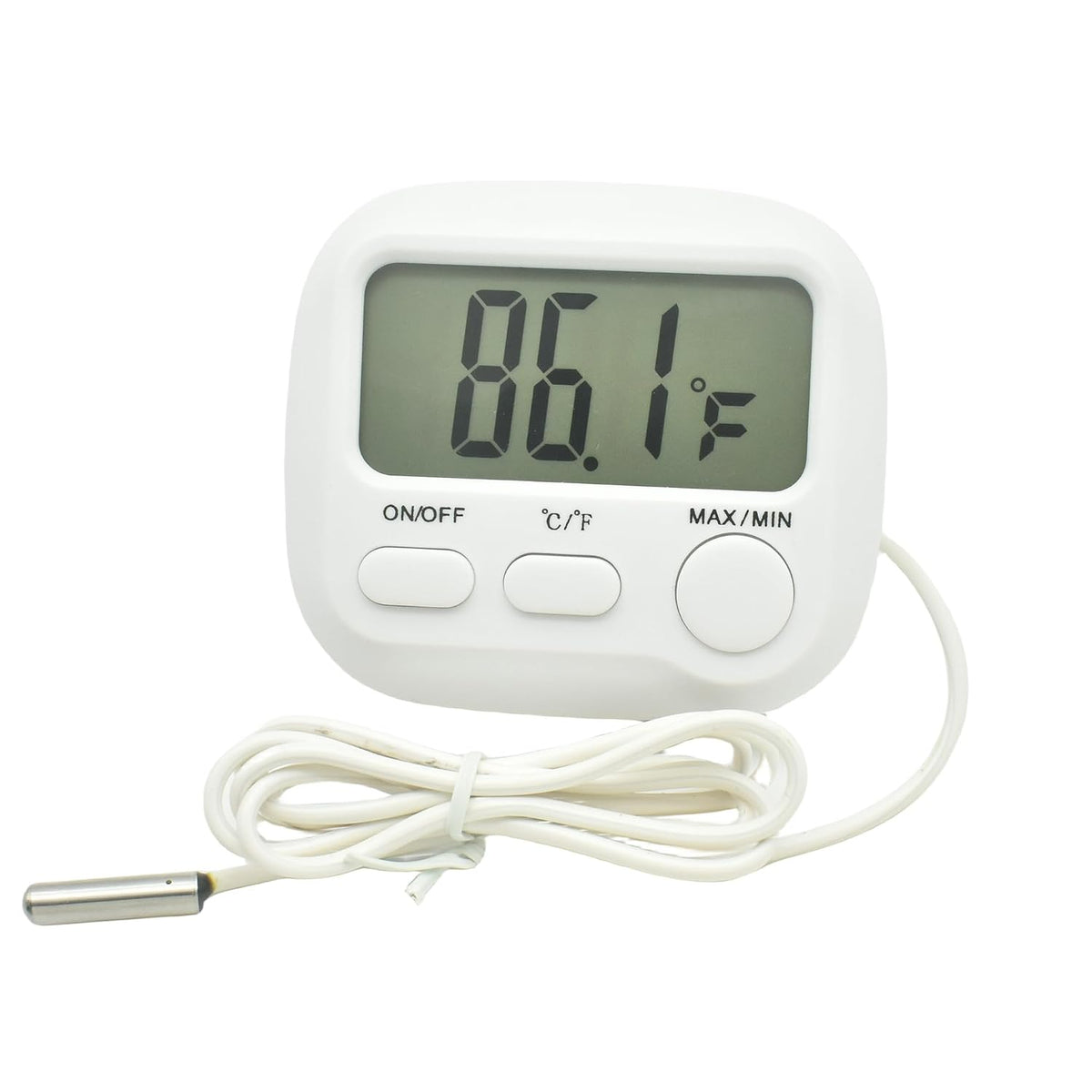 Small Digital Thermometer TA358 Celsius/Fahrenheit Temperature Indoor/Outdoor Meter Gauge with 5ft/1.5M Probe Sensor