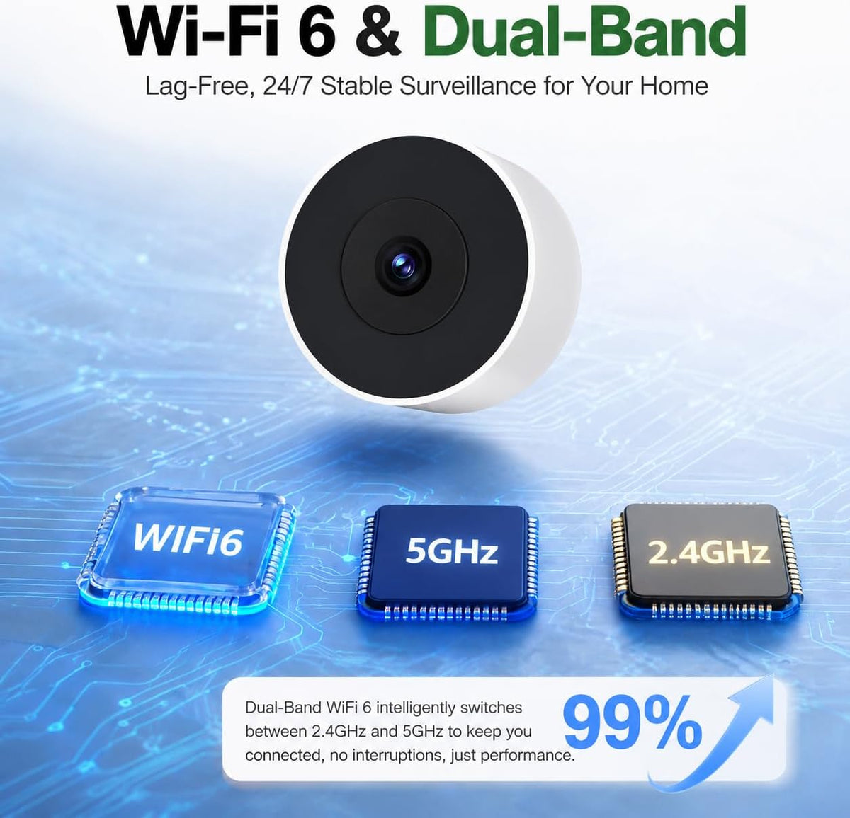 2K No-Drill Window Security Cameras, 2Packs Magnetic Cameras for Home Security, 5G&2.4G WiFi Indoor Angled Window Cam Stick on Glass, Full Color Night Vision, 24/7 AI Human Detection for RV, Apartment