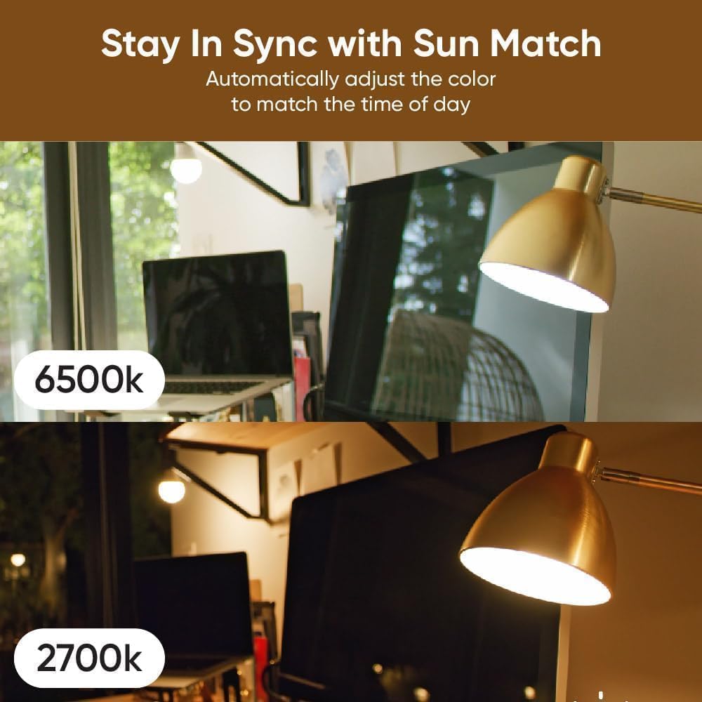 Wyze Lifestyle 800LM A19 Tunable Smart Light Bulb White, 2-Pack
