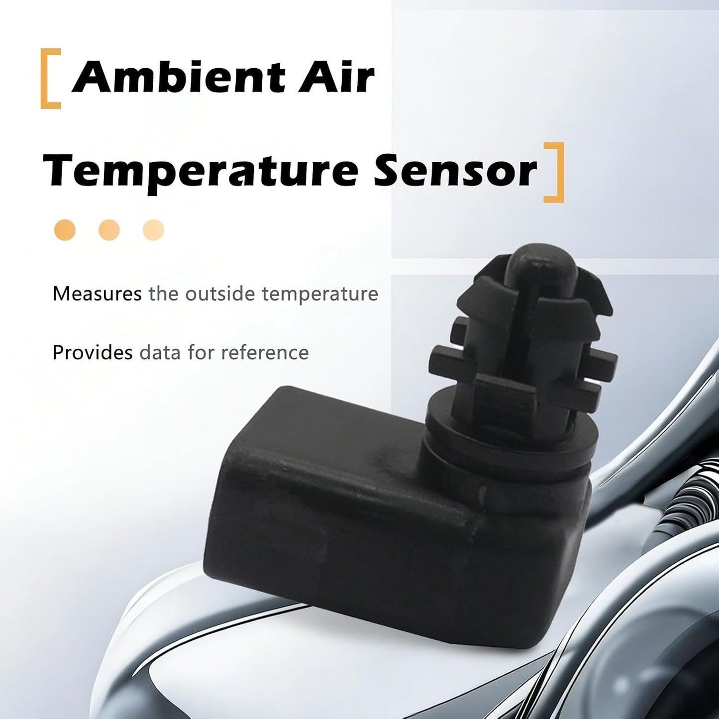 Ambient Air Temperature Sensor Compatible with Sierra 3500 ATS CTS Camaro Cobalt 2003-2006 Replaces # 25775833