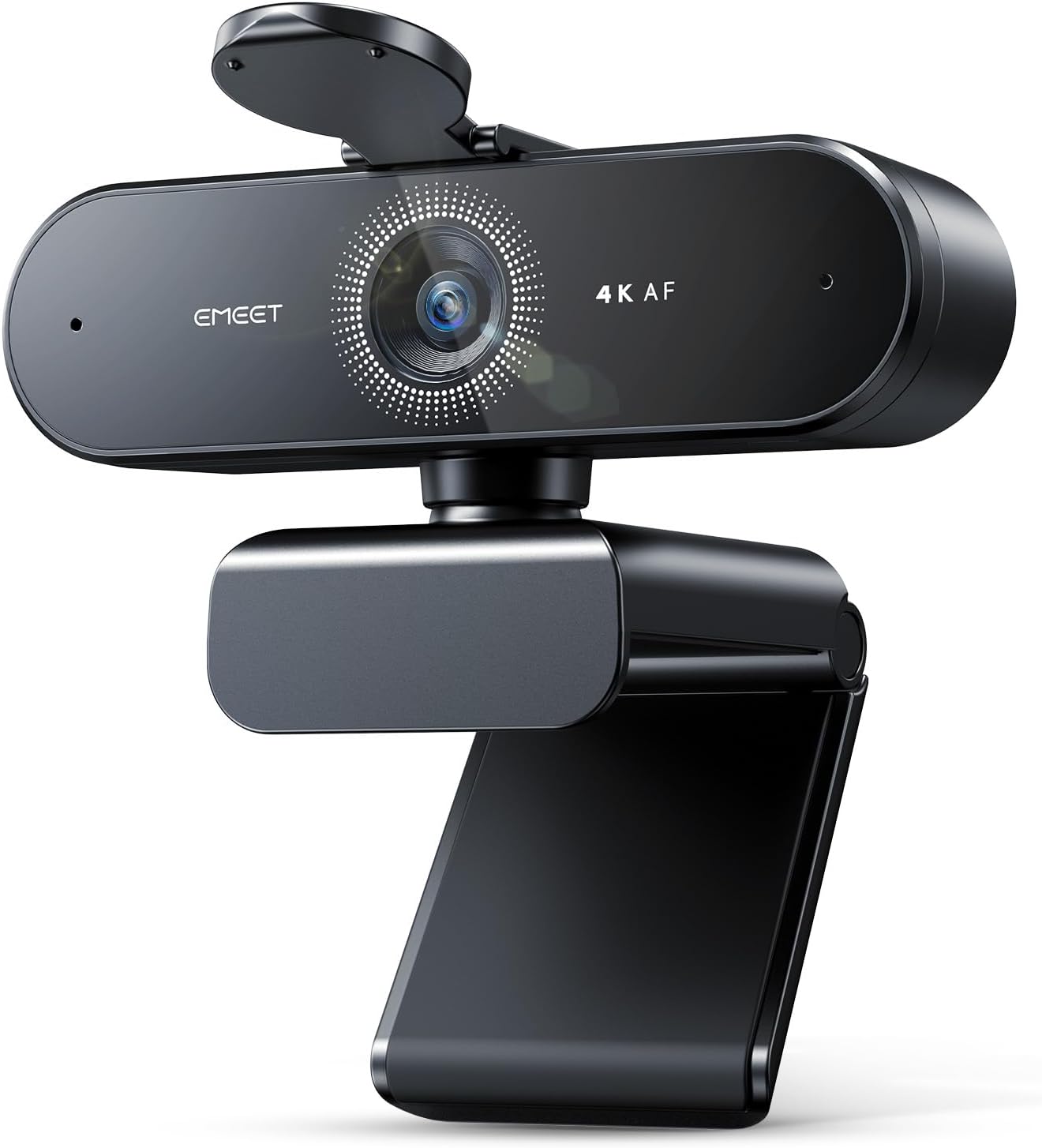 EMEET NOVA 4K Webcam for PC, Ultra 4K HD, PDAF Autofocus, Dual Omni Mics | 73° FOV, Auto Light Correction, USB-A, Privacy Cover, Ideal for High-End Business Meetings&Live Streaming