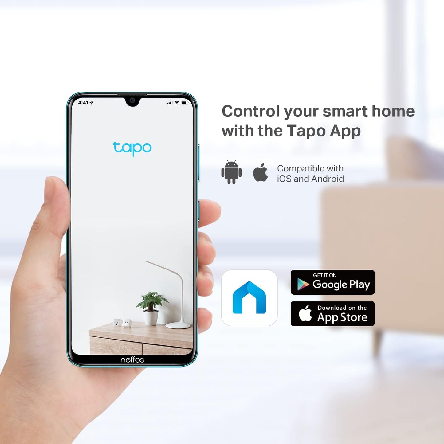 Tapo 2K Indoor Security Camera for Baby Monitor, Dog Camera w/Motion Detection, 2-Way Audio Siren, Night Vision, Cloud & SD Card Storage(Up to 512GB), Works w/Alexa & Google Assistant C110