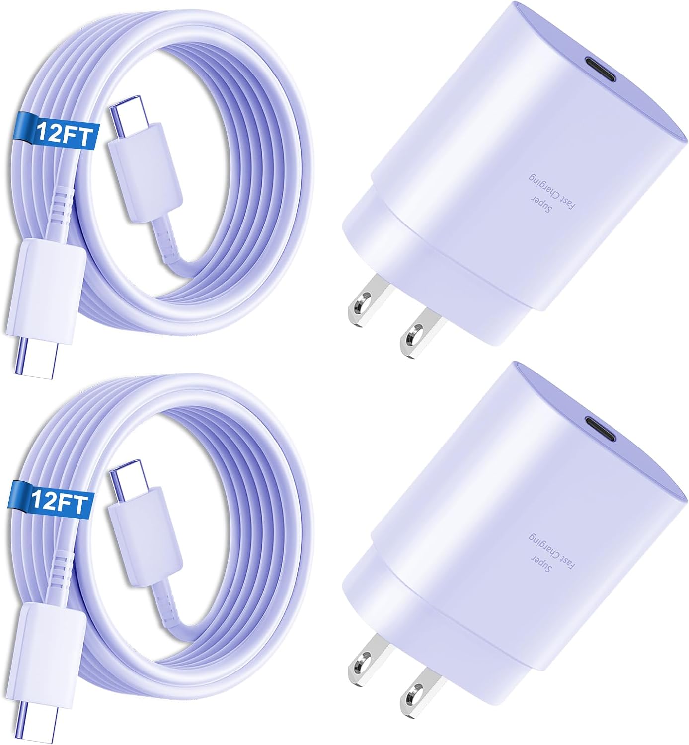 USB C Charger Type C Charger Fast Charging,25W Android Charger for Samsung Super Fast Charger with 10Ft Long USBC Charger Cable Cord for Samsung Galaxy S26 S25 S24 S23 S22 S21/iPhone 17/16/16 Pro Max