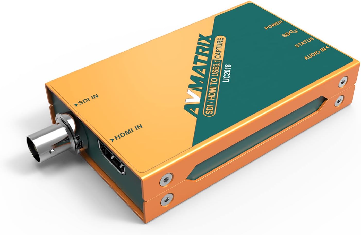UC2018 HDMI/SDI Video Capture Card with USB 3.0 Type-C 1080P 60FPS Uncompressed Transmission Speed Automatic Input Signal Detection for Live Streaming