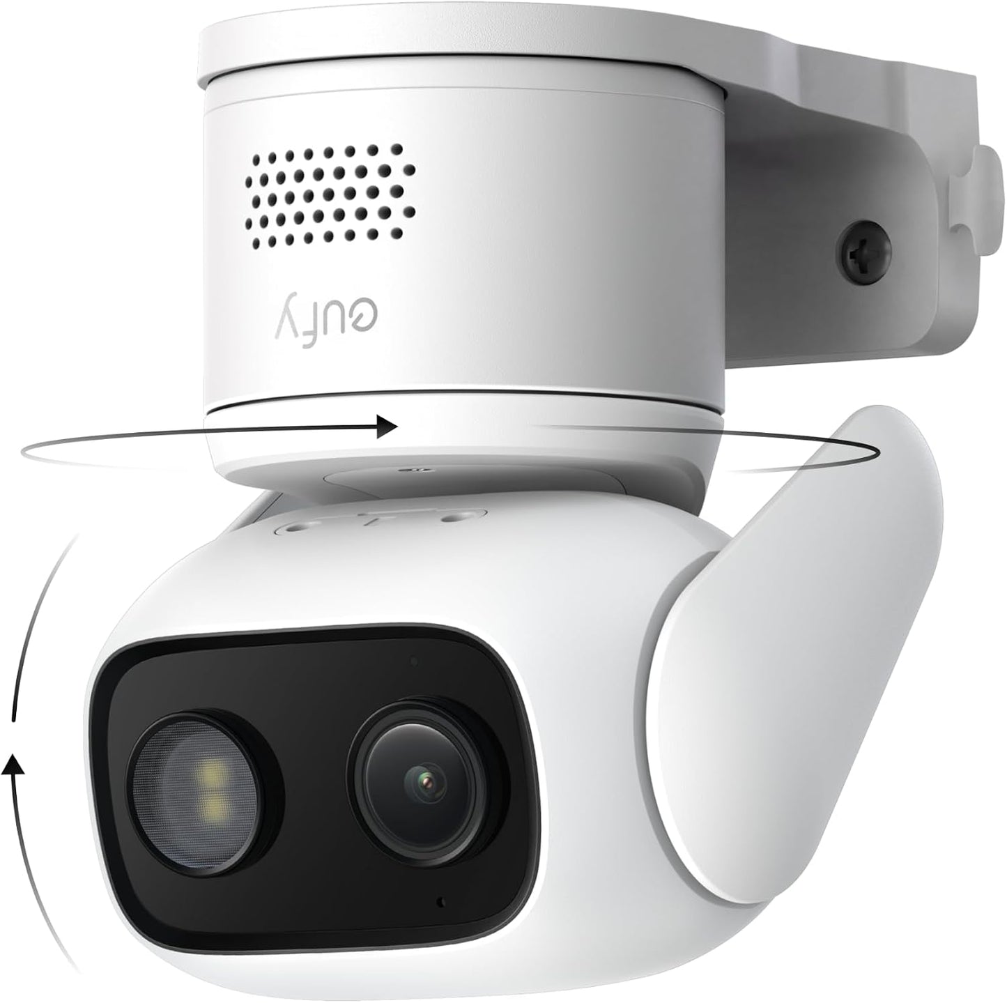 eufy Security Indoor/Outdoor Camera C31,Spotlight-Free Color Night Vision | IP66, 360° Pan &Tilt, AutoTracking,AI Human/Vehicle/Pet/Cry Detection, 24/7 Recording,Dual External Antennas,No Subscription