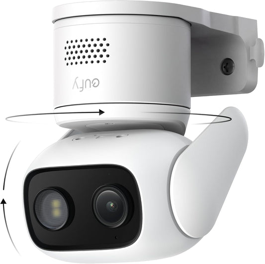 eufy Security Indoor/Outdoor Camera C31,Spotlight-Free Color Night Vision | IP66, 360° Pan &Tilt, AutoTracking,AI Human/Vehicle/Pet/Cry Detection, 24/7 Recording,Dual External Antennas,No Subscription