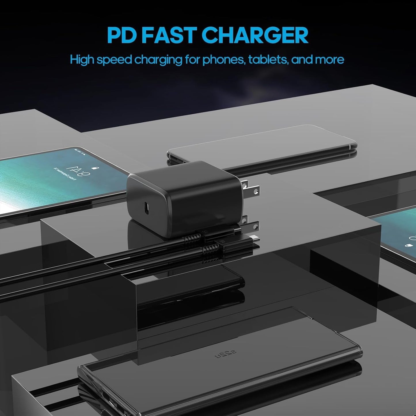 Samsung Super Fast Charger Type C 45W GaN Power USB C Charger Block | PPS/PD Charging & 6.6FT Cable for Samsung Galaxy S26 Ultra/S26/S26+/S25 Ultra/S25/S25+/S24 Ultra/S24/S24+/S23 Ultra/S23/S23+