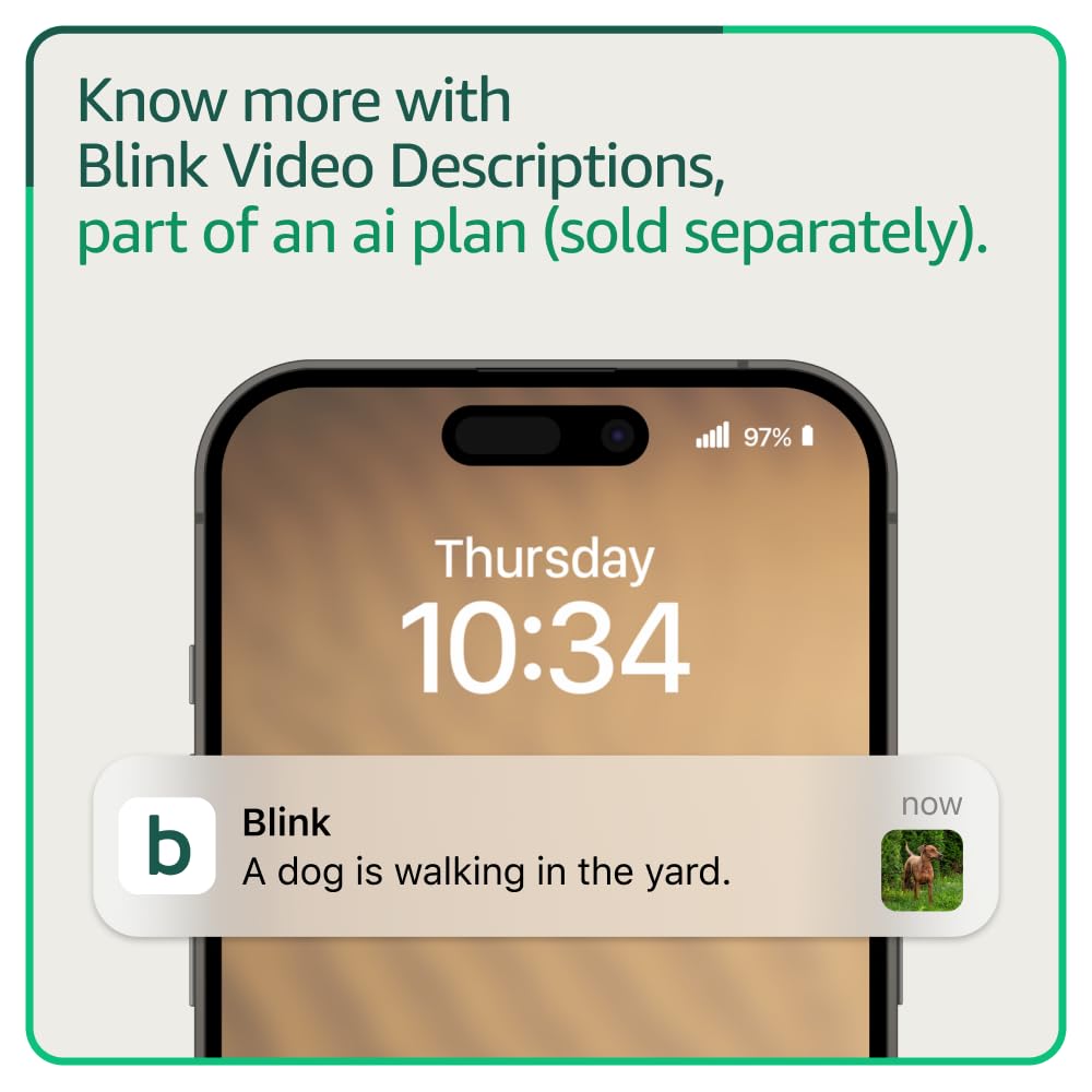 Blink Mini Pan-Tilt Camera (newest model), Rotating indoor plug-in smart security camera, two-way audio, HD video, motion detection, Works with Alexa (White)