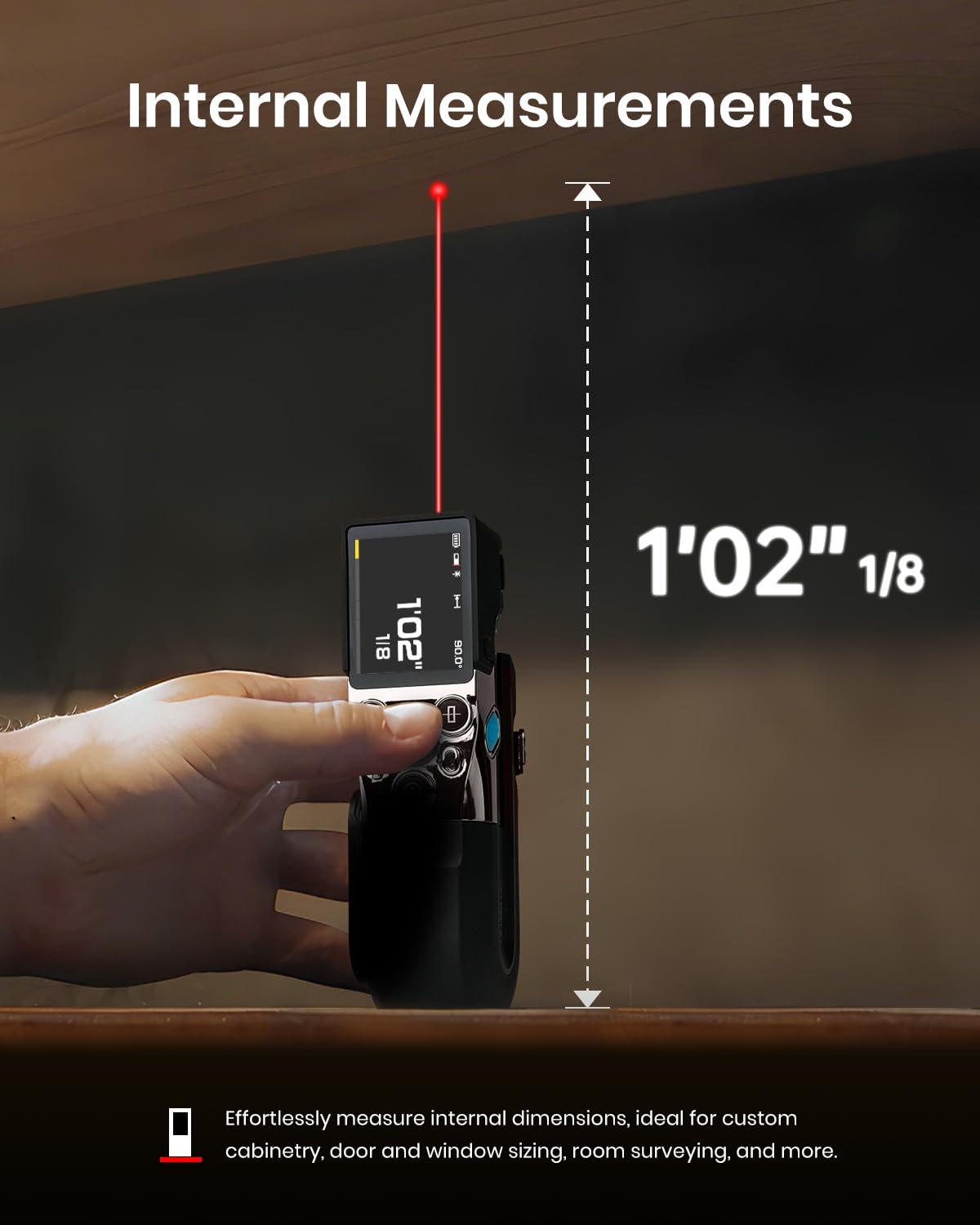 MiLESEEY XTAPE1 Digital Laser Tape Measure for Pro & DIY Use | ±1mm Accuracy, Auto-Lock Tape, Green Aligning Laser, Replaceable Module, P2P Measurement, Real-Time Data Sync, Gift Pick