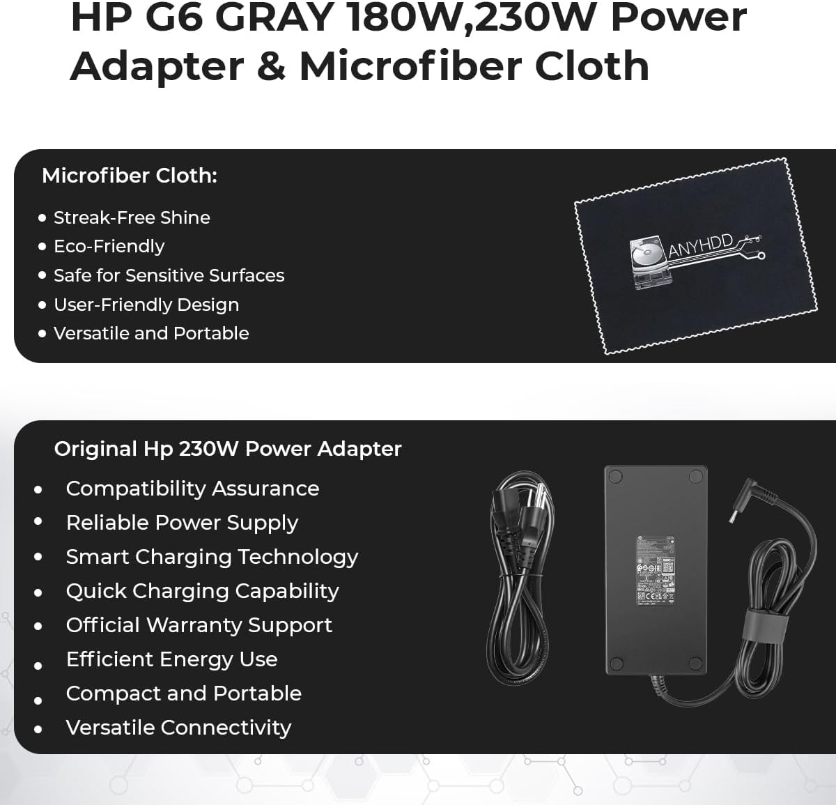 HP 9X481UT#ABA Thunderbolt 4 Ultra G6 Dock with HDMI & DisplayPort