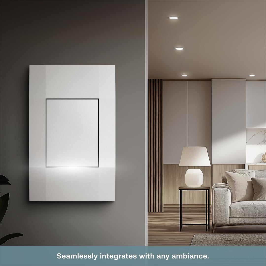 Smart Light Switch (Gen 2) by Deako, Single Pole, 3-Way, 4-Way, 2.4 GHz Wi-Fi, Programmable, Remote App, Voice Control w/Alexa, Google Assistant, Samsung, No Hub Required, Neutral Wire Required, White