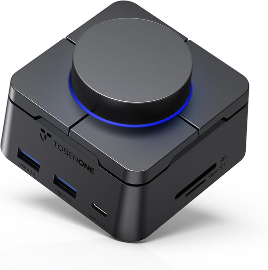 TobenONE Laptop Docking Station Dual Monitor,Dual 4K HDMI,5 USB,100W PD