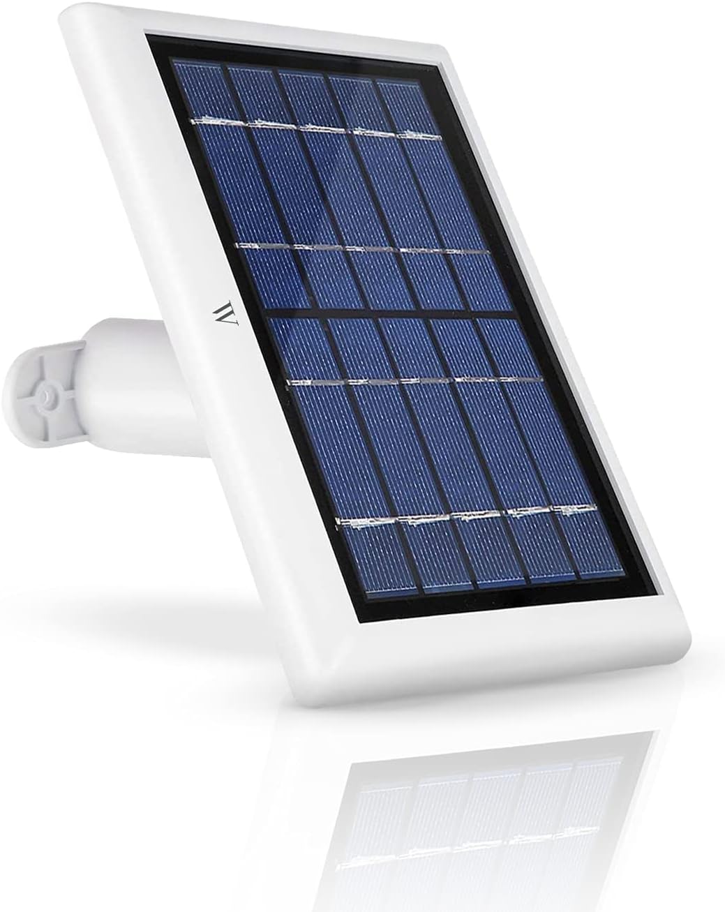 Wasserstein Solar Panel Compatible with Ring Spotlight Cam & Spotlight Cam 2K/Plus/Pro Battery, Stick Up Cam/Pro & Outdoor Cam Plus Battery-Continuous Power for Ring Surveillance Camera, 1 Pack-White