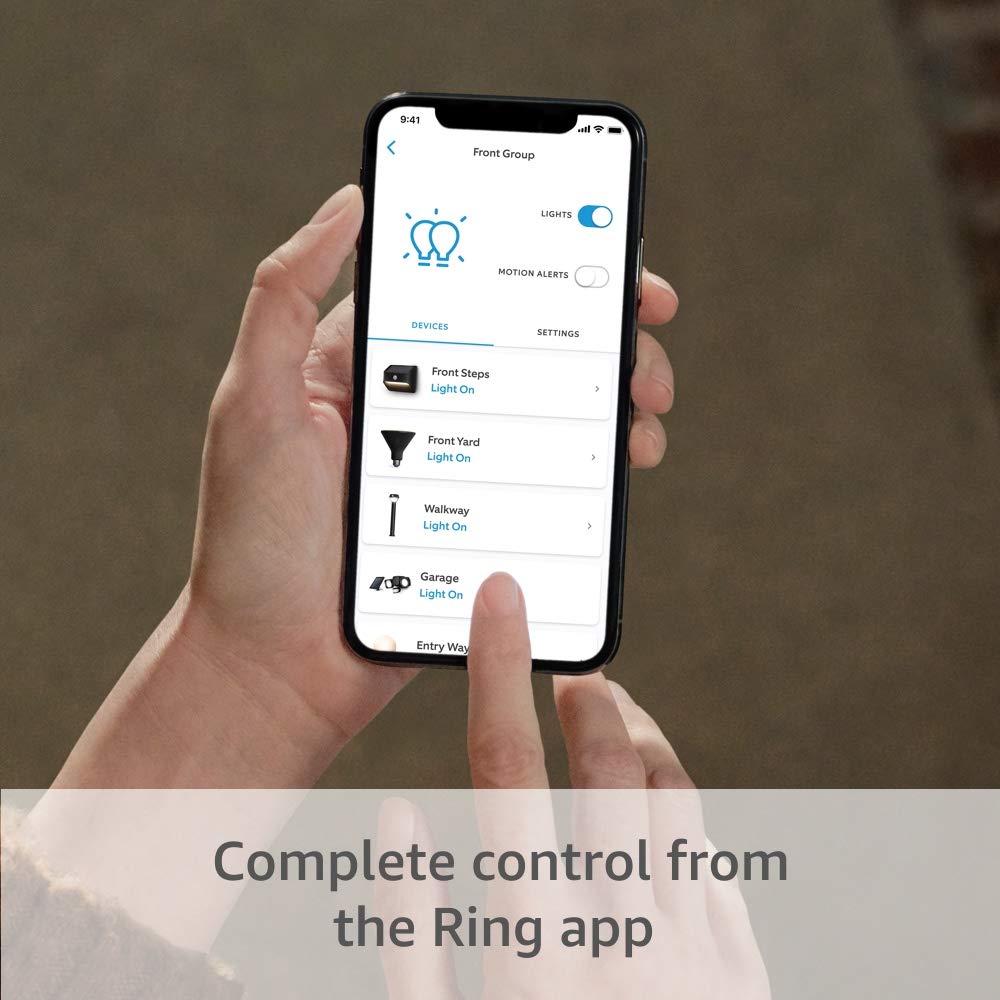 Ring A19 Smart LED Bulb — Energy-efficient with 800 lumens of white light, works with Amazon Sidewalk, White