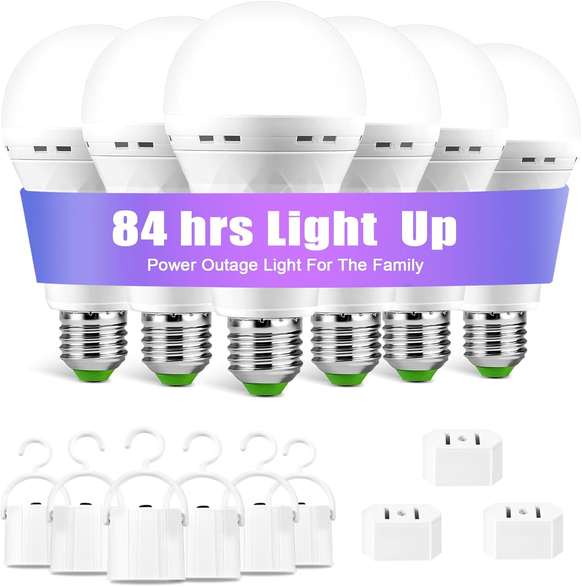 Emergency Rechargeable Light Bulb, Battery Operated Light Bulb