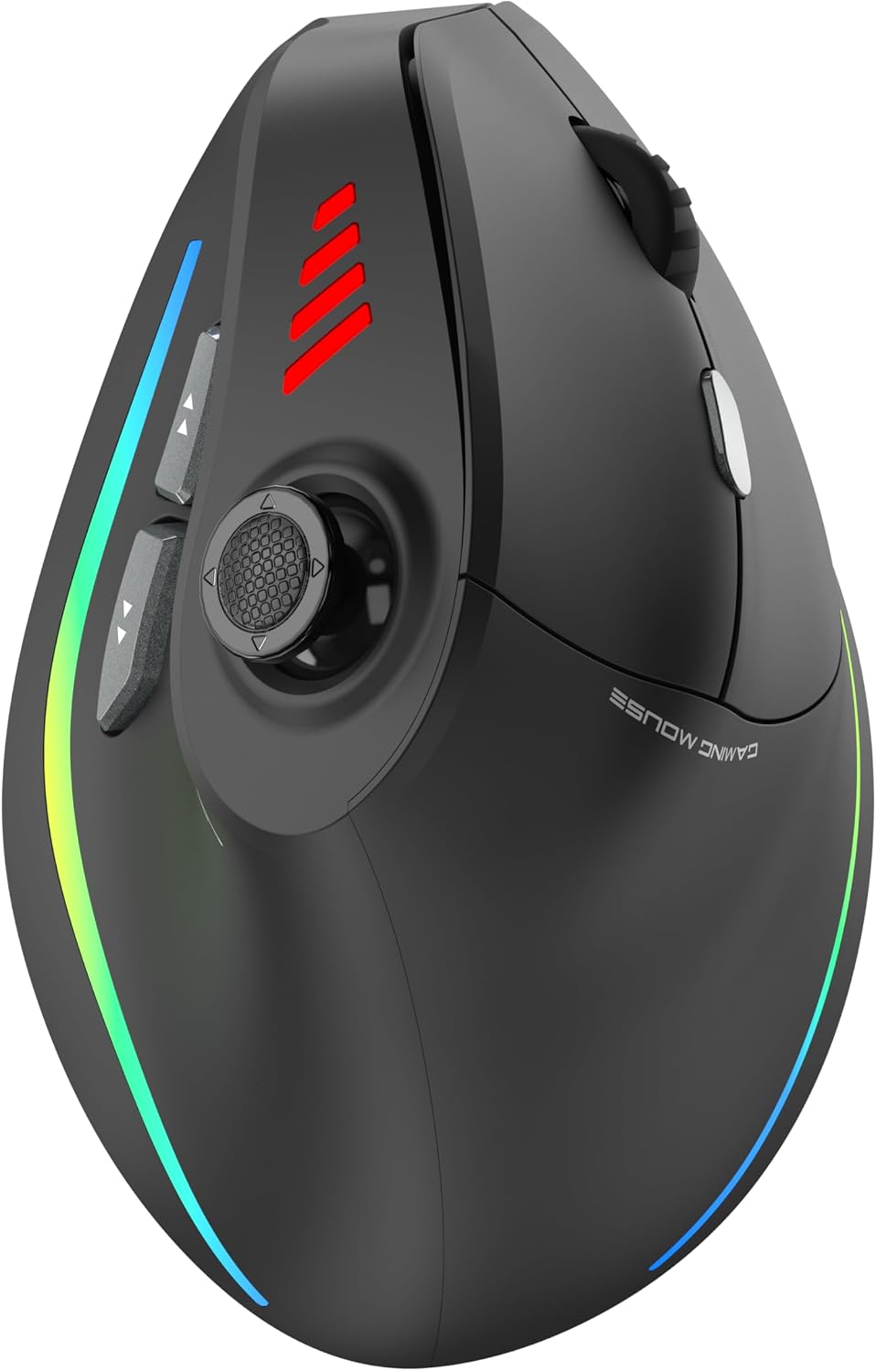 TRELC Wired Gaming Mouse with 5 D Rocker, 10000 DPI/11 Programmable Buttons, Vertical Ergonomic Mouse with On-Board Memory, Optical Computer Mice for PC/Laptop/E-Sports/Gamer