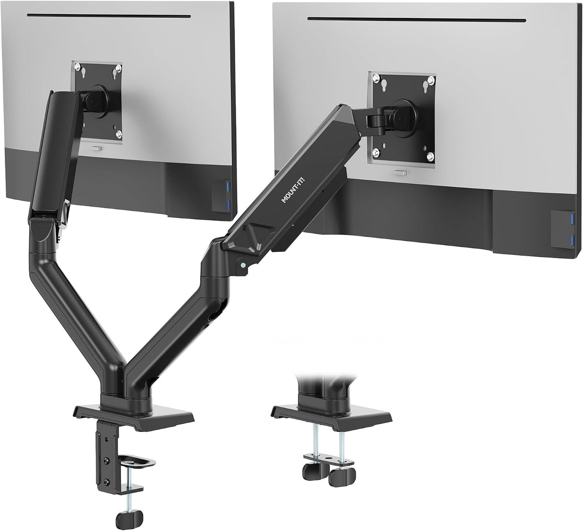 Mount-It! Dual Monitor Mount, 17-32", 19.8 lbs Each