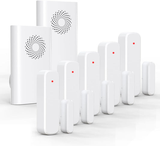 Wireless Door Chime, Door Sensor Chimes When Door Opens/Business Entering