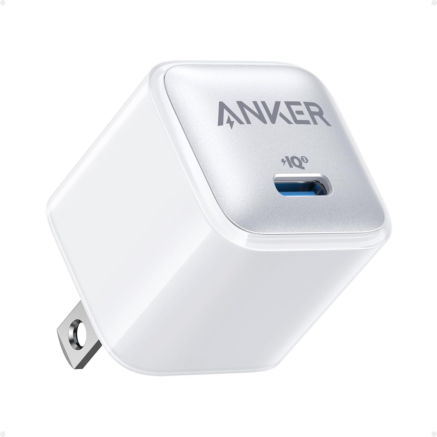 Anker USB C Charger Block 20W (Nano Pro), PIQ 3.0 Compact Fast Charger for iPhone 17/16/15/14/13 Series, Galaxy, Pixel 4/3, iPad (Cable Not Included) | For iPhone 17/16/15/14/13, Galaxy, Pixel 4/3, iPad and More Devices (Cable Not Included)