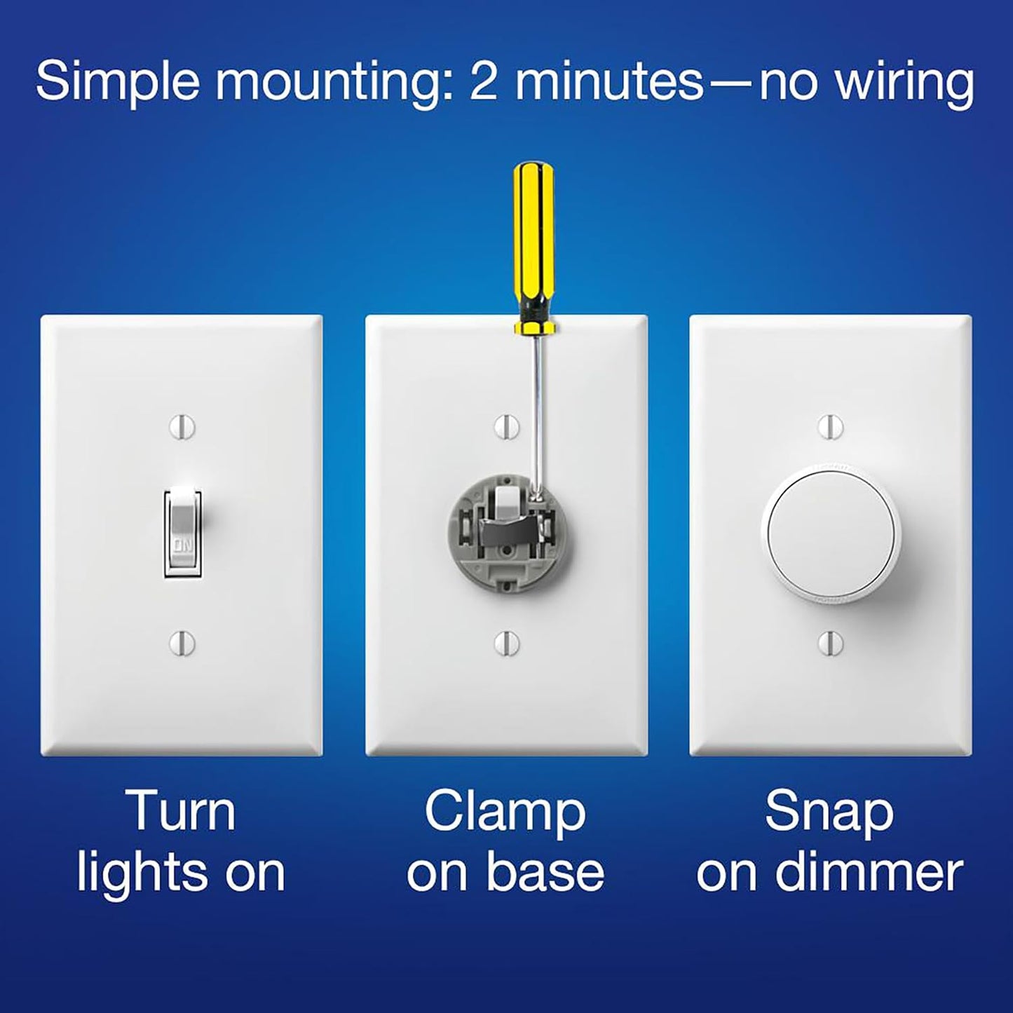 Lutron Aurora Smart Bulb Dimmer Switch, for Philips Hue Smart Bulbs | No app required, maintains connection with Philips Hue smart bulbs, even if Wi-Fi goes down, Z3-1BRL-WH-L0, White