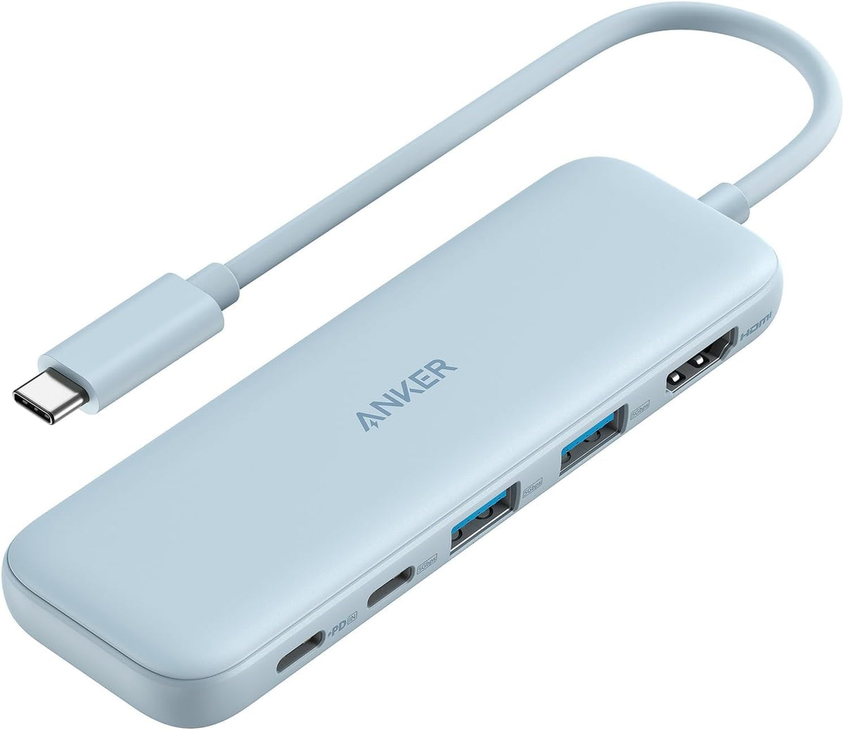 Anker USB C Hub, 5-in-1 USBC to HDMI Splitter with 4K Display
