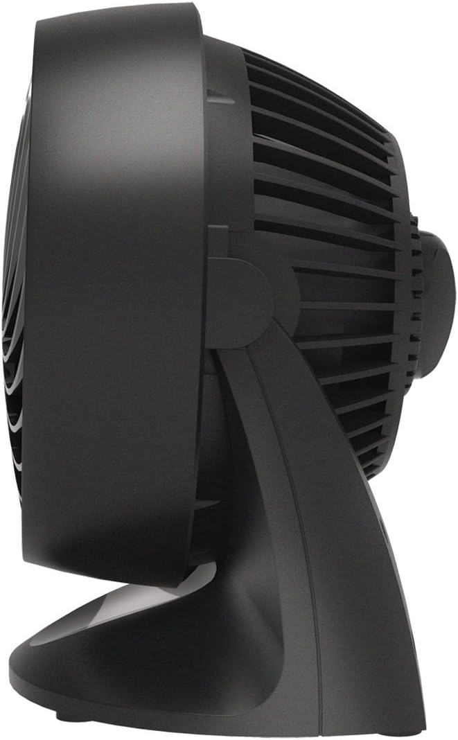Vornado 133 Personal Air Circulator Fan, Black, 2 Speeds, Adjustable Head | Small Room Air Circulator, Table Fan for Desk, Nightstand