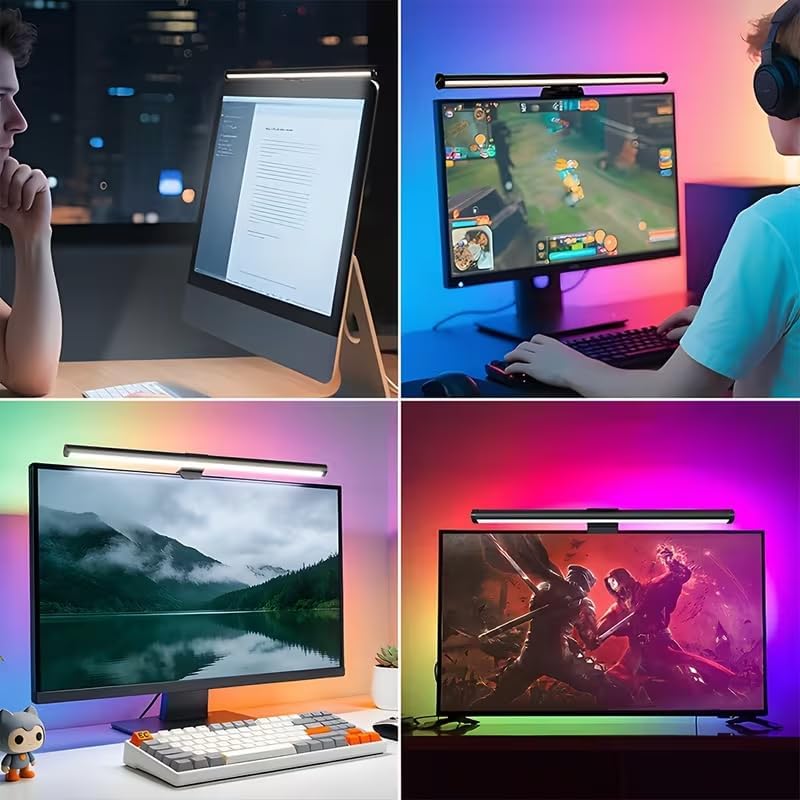 15.74'' Gaming Monitor Light Bar with 9 RGB Ambient Backlight