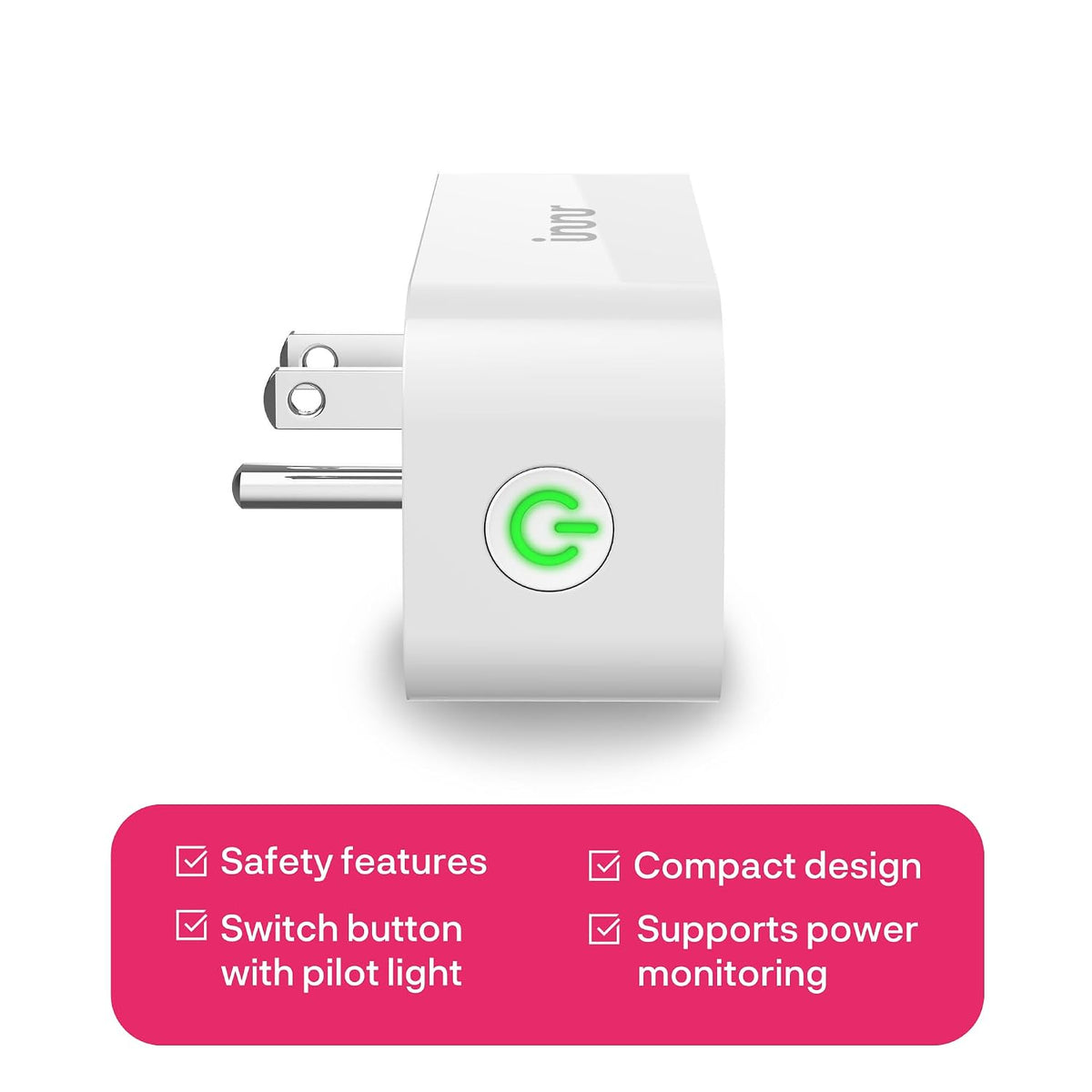 Innr Zigbee Smart Plug, Works with Philips Hue*, Alexa and SmartThings