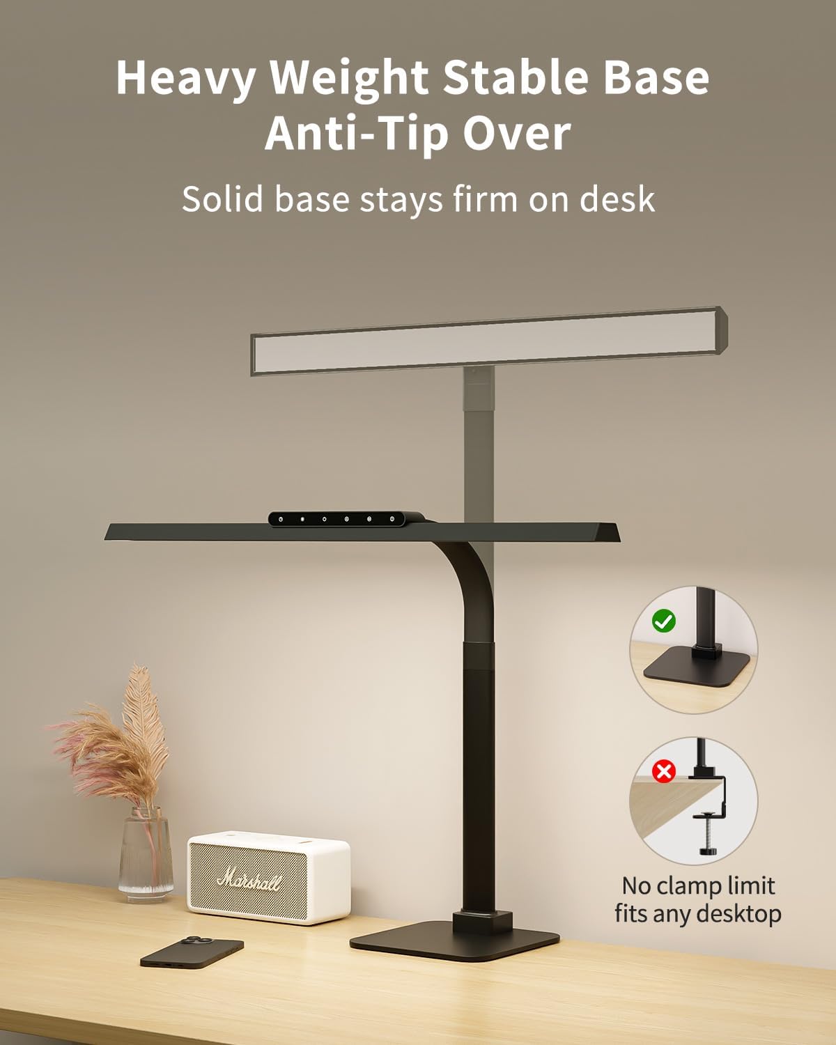 Professional Craft & Artist Lamp, 23.6" Wide LED Workspace Light