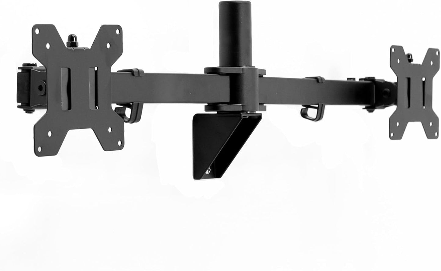 VIVO Premium Dual 21 to 32 inch LCD LED Monitor Wall Mount, Heavy Duty Telescoping Arms, Flush Wall Setup, Fits 2 Screens, Black, MOUNT-TS32B