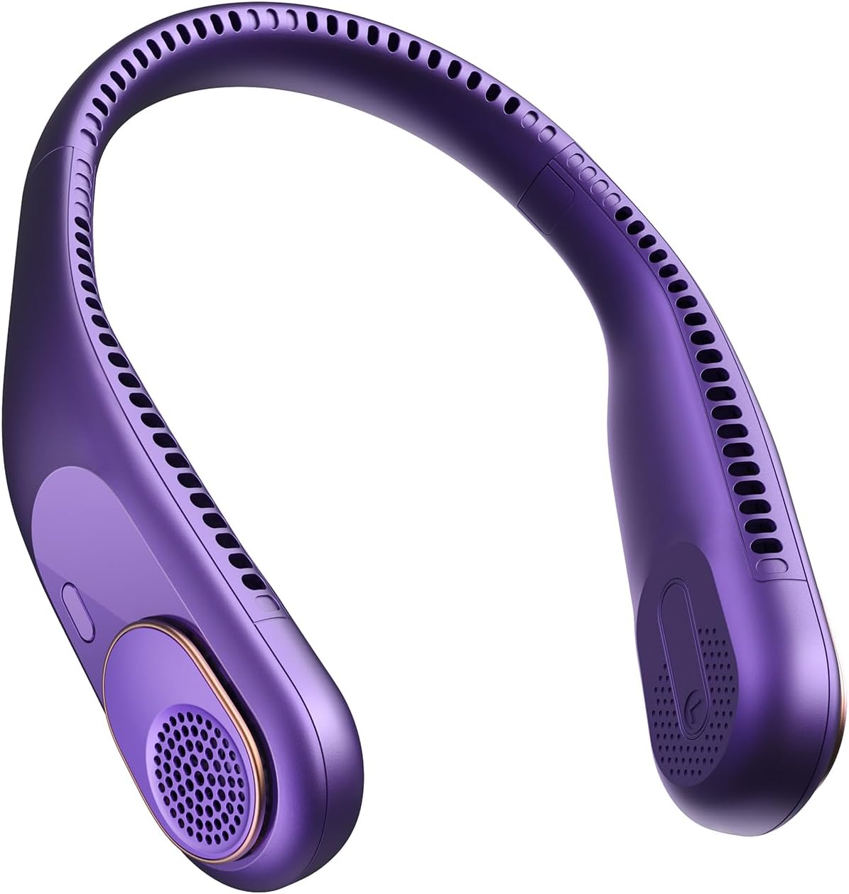 SWEETFULL Portable Neck Fan: 5200mAh Bladeless Personal Fan | 4 Speeds, 20H Max Runtime, No Hair Twist Quiet Wearable Fan for Travel | Birthday Gifts for Men Women Mom Dad