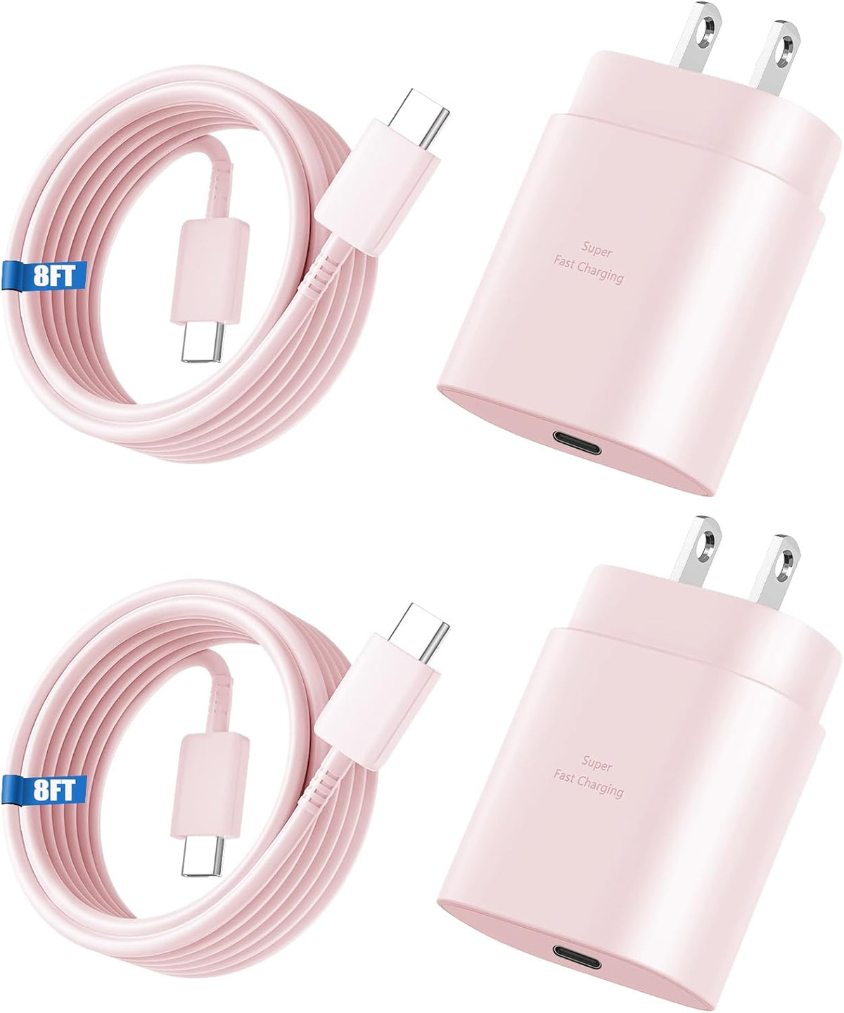 Super Fast Charger Type C, 25W USB C Wall Charger Fast Charging 10FT Cable